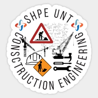 SHPE UNT Construction Engineering Sticker